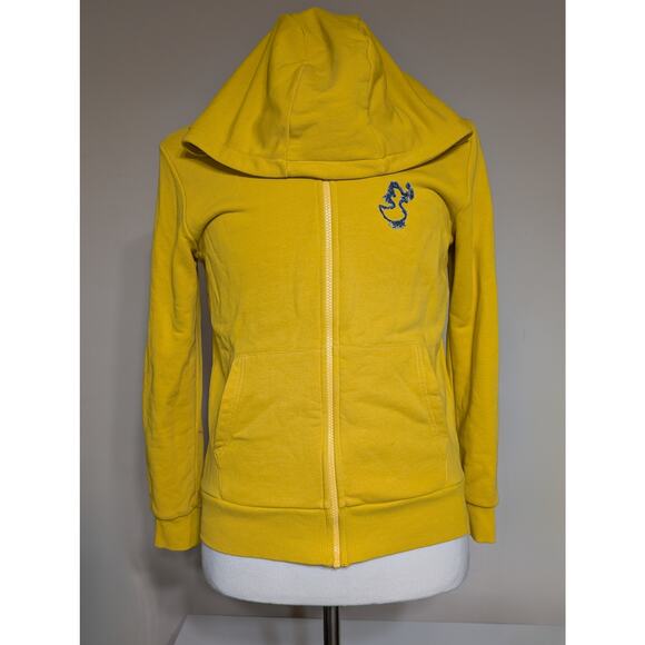 Save The Duck Logo-print Zipped Hoodie In Yellow Girls Size 14Y - Picture 1 of 9